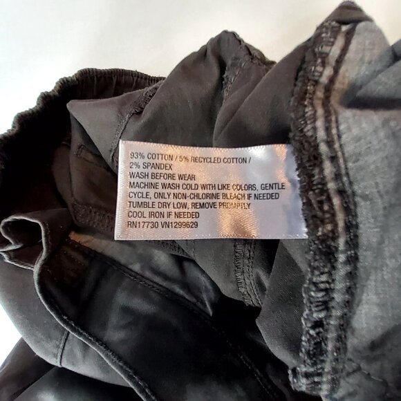 Wild Fable Black Cargo Pants With Elastic Waistband & Multiple Pockets Size M - Picture 8 of 13